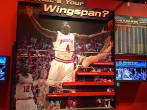 Wingspan test at College Basketball Experience