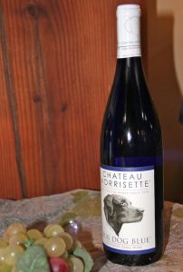 The legendary Our Dog Blue Chateau Morrisette wine