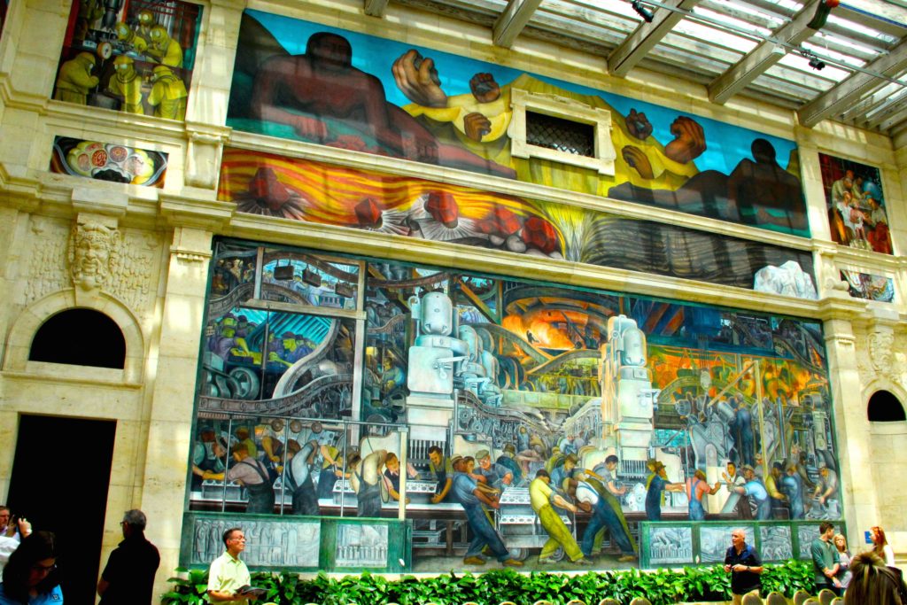 Dramatic Diego Rivera frescos at DIA Photo Credit: Tom Wilmer