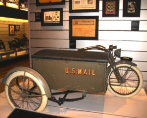 1916 US Mail Harley-Davidson at Harley Davidson Museum  Photo Credit: Tom Wilmer