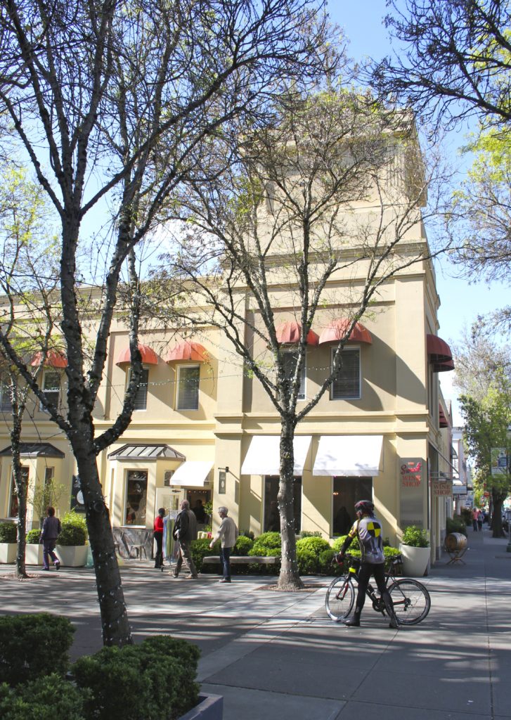 Downtown Healdsburg, California. Photo Credit: Tom Wilmer