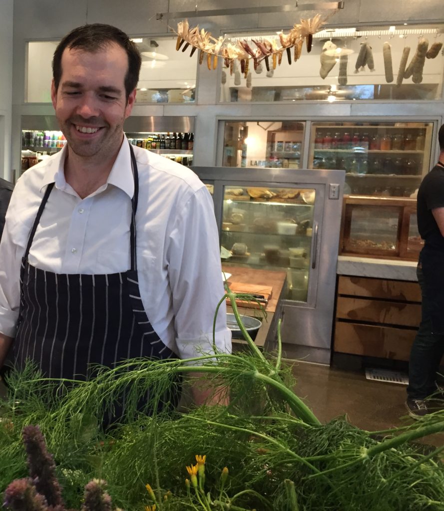 Perry Hoffman, Culinary Director at The Shed, downtown Healdsburg, California