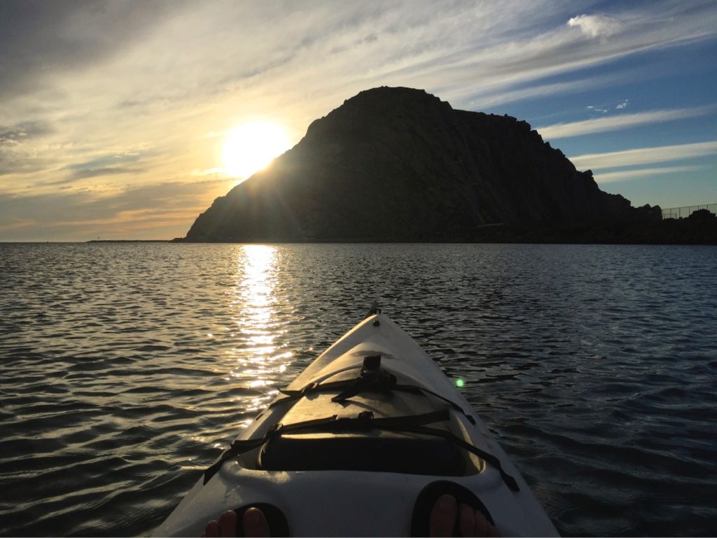 Kayaking on Morro Bay. Photo Credit: Tom Wilmer