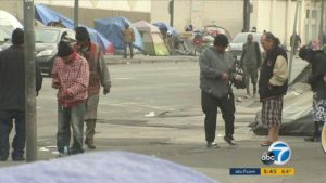 Skid Row Los Angeles. Photo Credit: ABC Channel 7 Los Angeles